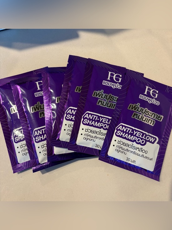 Other - FG Anti-Yellow Shampoo Sachets 6 - travel